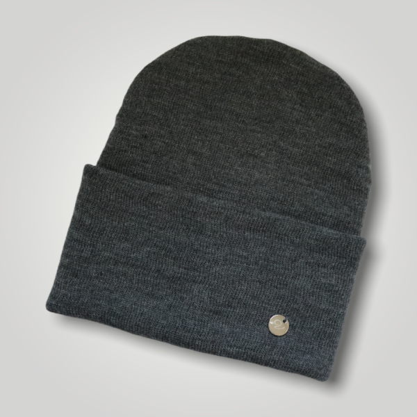 Czapka beanie dark grey
