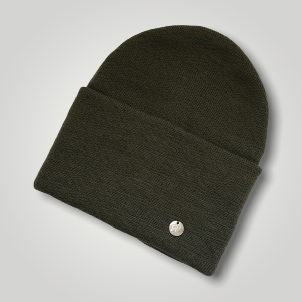 Czapka beanie khaki